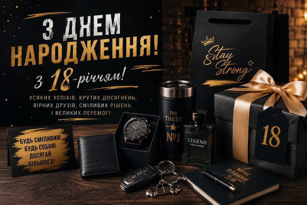 Привітання з 18-річчям хлопцю