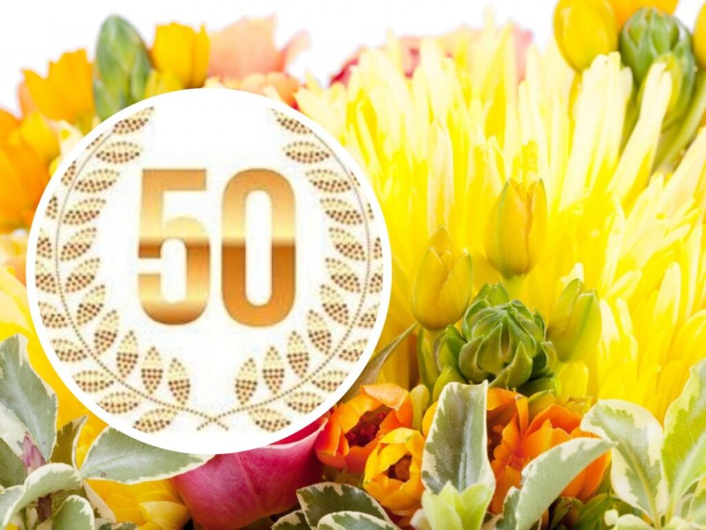 Привітання з 50 річчям своїми словами