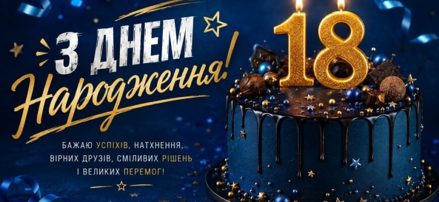 Привітання з 18 річчям хлопця: красиві, сучасні та щирі побажання