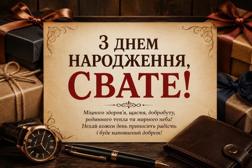 Привітання для свата від свахи