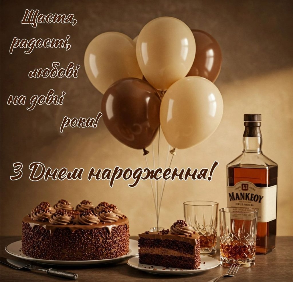 Привітання з днем народження хлопцеві