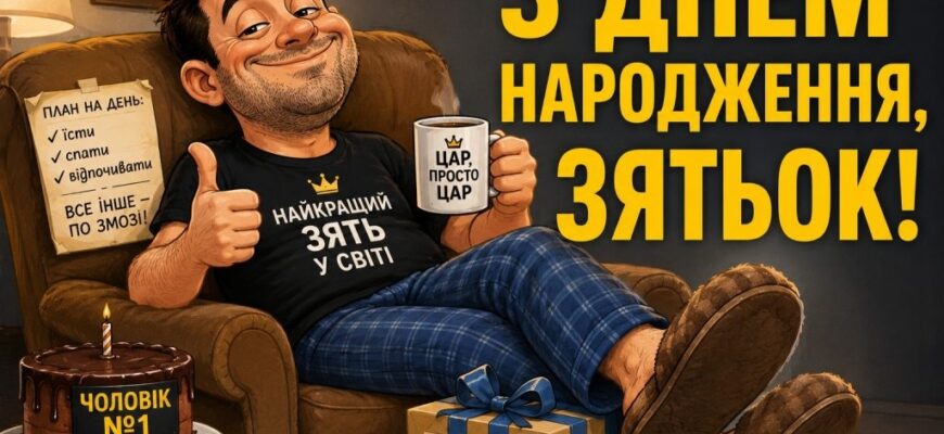 Прикольні привітання з днем народження для зятя: веселі, смішні та оригінальні побажання