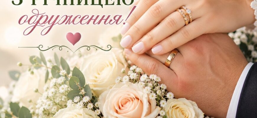 Короткі привітання з річницею весілля: красиві, щирі та оригінальні побажання