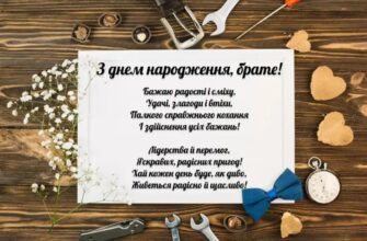 Привітання з днем народження для брата