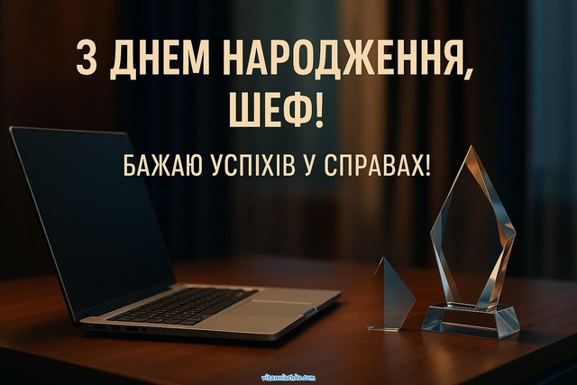 З Днем народження начальнику