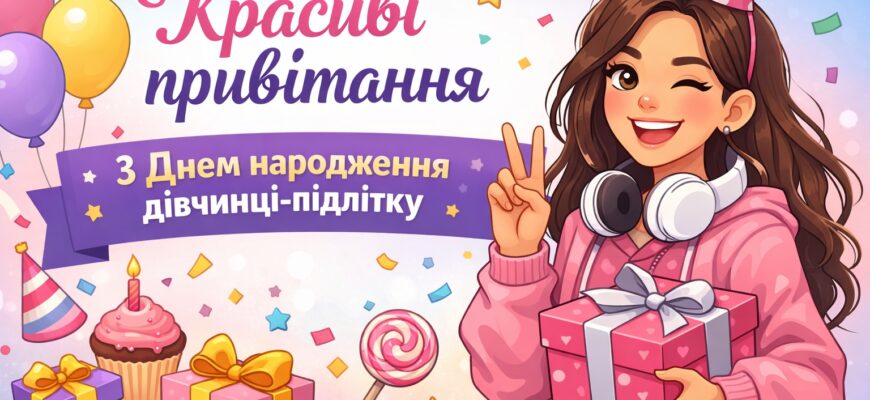 Найкращі привітання для дівчинки-підлітка з днем народження: особливі слова для справжньої принцеси