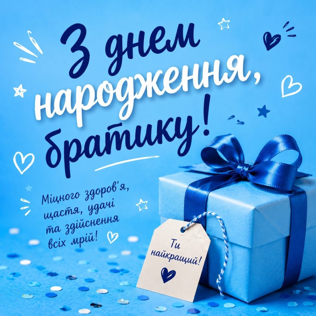 Прикольні привітання з днем народження брату від сестри