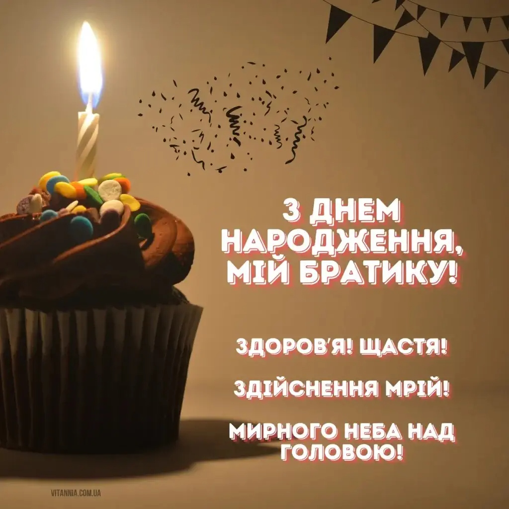 Привітання з днем народження для брата
