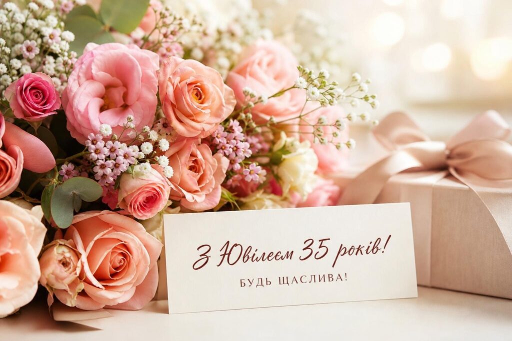 З 35-річчям тебе, прекрасна і незрівнянна!