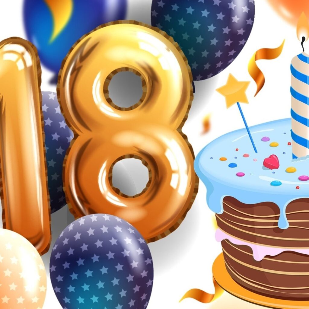 Привітання з 18 річчям хлопця