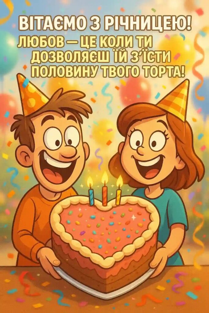 Привітання з річницею весілля