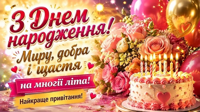 Привітання з 25 річчям дівчині