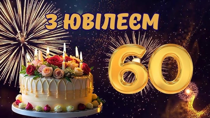 Привітання з 60-річчям своїми словами