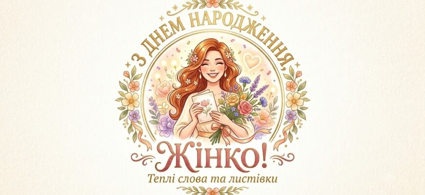 100 привітань з днем народження жінці: красиві, щирі та оригінальні побажання