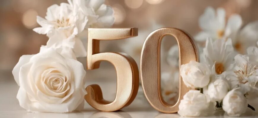 Вітання з золотим весіллям: красиві, щирі та душевні побажання на 50 років разом