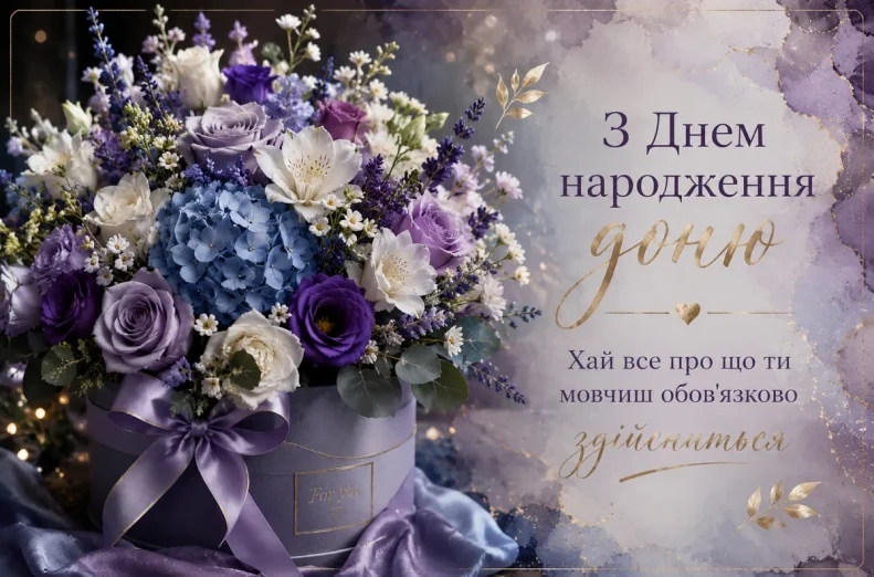Привітання з днем народження доньці від мами до сліз