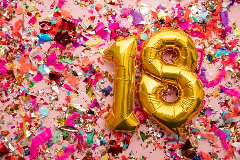 Привітання з 18 річчям дівчині