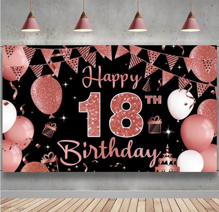 Привітання з 18 річчям дівчині