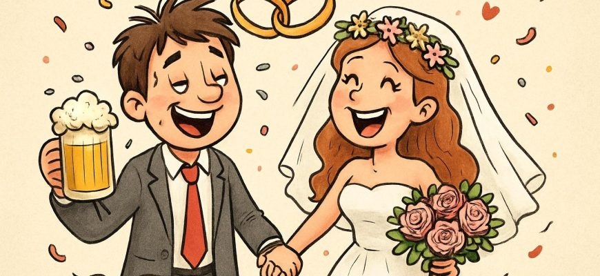 Жартівливі привітання на весілля молодим у віршах