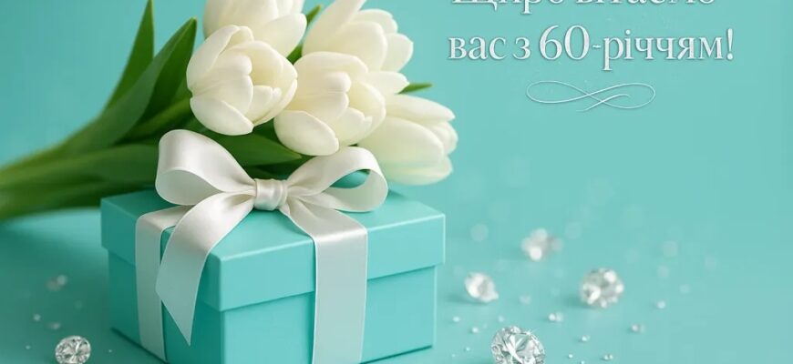 Привітання з 60-річчям жінці: красиві, щирі та душевні побажання