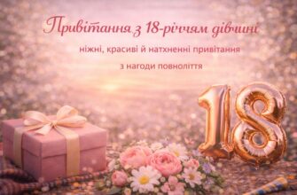Привітання з 18 річчям дівчині: красиві, щирі та незабутні побажання