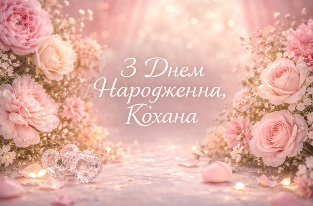Привітання з днем народження коханій своїми словами