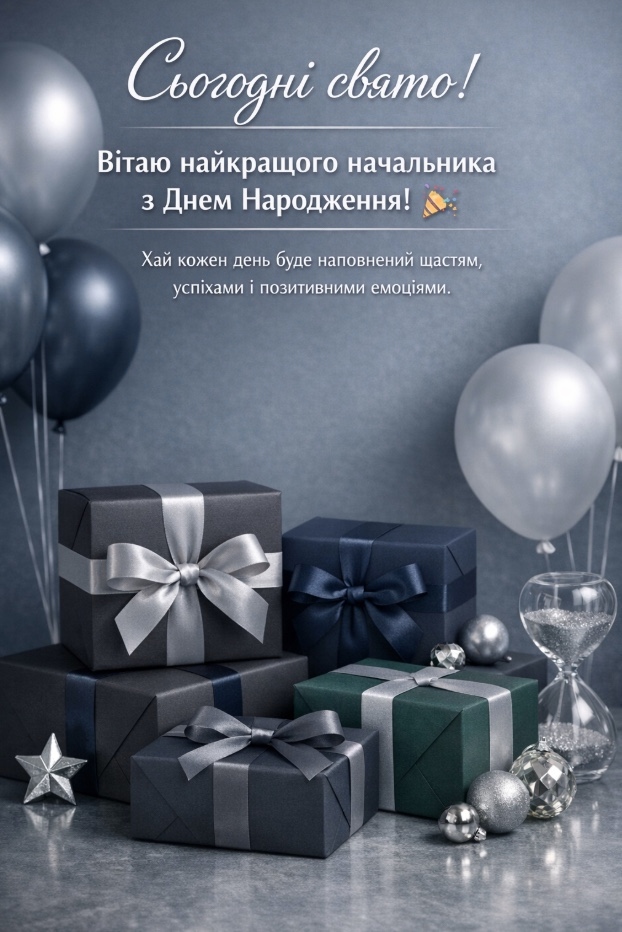 Привітання керівника з днем народження