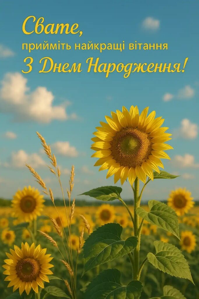 Привітання для свата від свахи