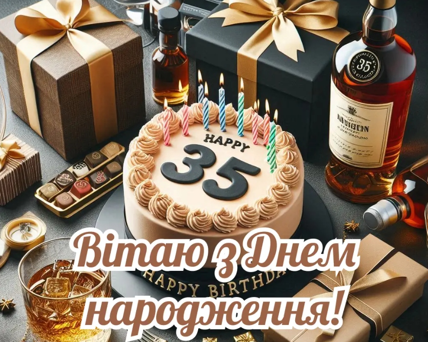 Привітання з 35 річчям своїми словами