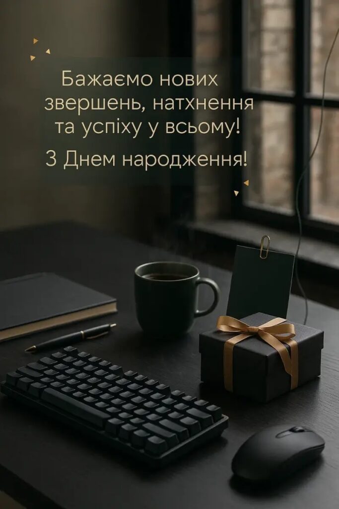 З Днем народження колезі чоловіку