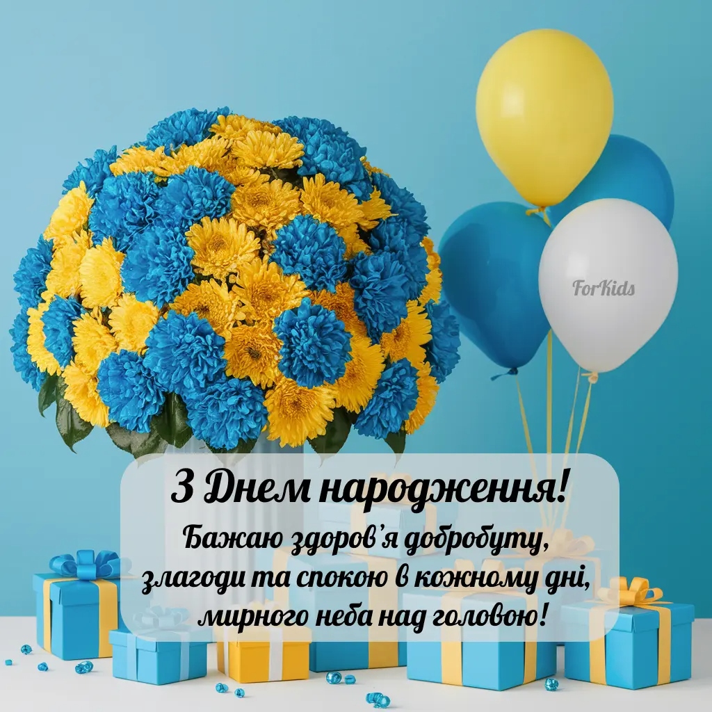 Привітання з днем народження для дівчини