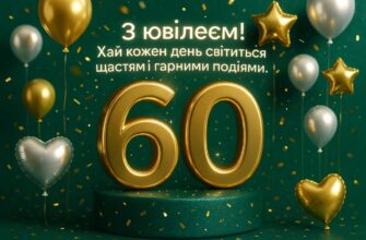 Привітання з 60-річчям чоловіку: красиві, щирі та прикольні побажання