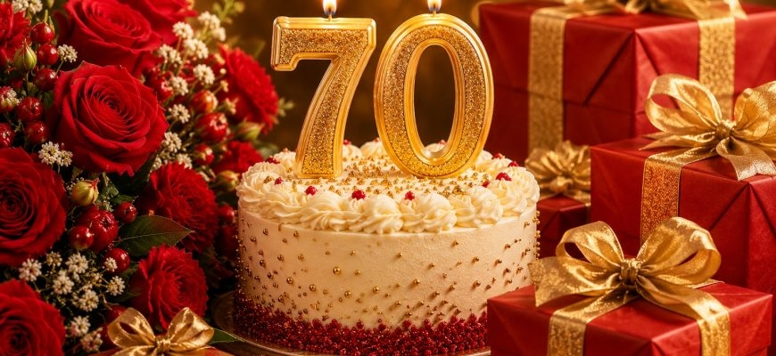 Привітання з 70-річчям своїми словами